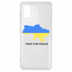 Чехол для Samsung A41 Pray for peace - PrintSalon