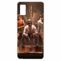 Чехол для Samsung A41 Pubg on the throne - PrintSalon