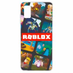Чехол для Samsung A41 Roblox frames - PrintSalon