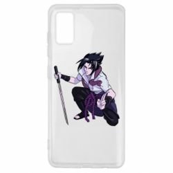 Чехол для Samsung A41 Sasuke with katana - PrintSalon