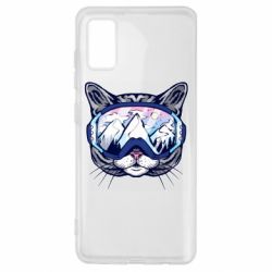 Чехол для Samsung A41 Snowboard Cat - PrintSalon