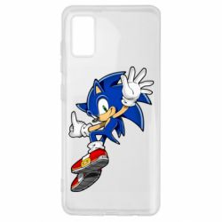 Чехол для Samsung A41 Sonic and the jump - PrintSalon