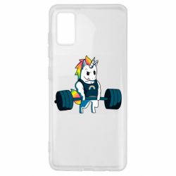 Чехол для Samsung A41 The unicorn is rocking - PrintSalon