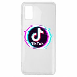 Чехол для Samsung A41 Tik tock glitch ring - PrintSalon