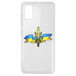 Чехол для Samsung A41 Украина трезубец - PrintSalon