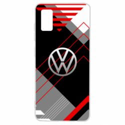 Чехол для Samsung A41 Volkswagen logo and abstraction - PrintSalon