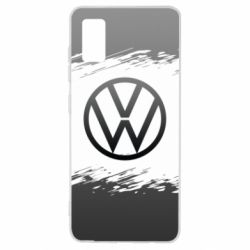 Чохол для Samsung A41 Volkswagen logo and grunge - PrintSalon