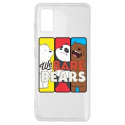 Чехол для Samsung A41 We bare bears collage - PrintSalon