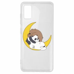 Чехол для Samsung A41 We bare bears sleep - PrintSalon
