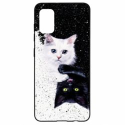 Чехол для Samsung A41 Yin and Yang cats - PrintSalon