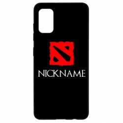 Чехол для Samsung A41 Your nickname Dota2 - PrintSalon