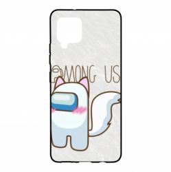 Чохол для Samsung A42 5G Among us cute cat - PrintSalon