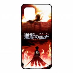 Чехол для Samsung A42 5G Attack of the Titans - PrintSalon