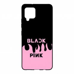 Чехол для Samsung A42 5G Blackpink pink fire - PrintSalon