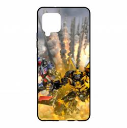 Чохол для Samsung A42 5G Bumblebee and Optimus Prime - PrintSalon