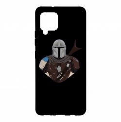 Чехол для Samsung A42 5G Bust of Mandalorian - PrintSalon