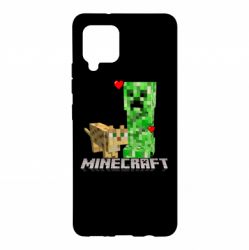 Чехол для Samsung A42 5G Creeper and Cat - PrintSalon