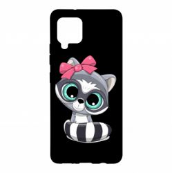 Чехол для Samsung A42 5G Cute raccoon - PrintSalon