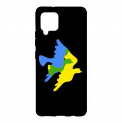 Чехол для Samsung A42 5G Dove flag of Ukraine - PrintSalon