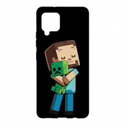 Чохол для Samsung A42 5G Heroes from Minecraft - PrintSalon