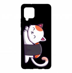 Чехол для Samsung A42 5G Котик-суши - PrintSalon