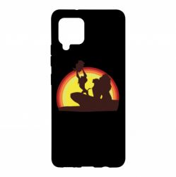 Чохол для Samsung A42 5G Lion king silhouette - PrintSalon