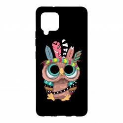 Чехол для Samsung A42 5G Little owl with feathers - PrintSalon