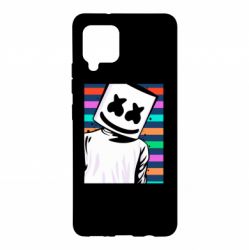 Чехол для Samsung A42 5G Marshmello Colorful Portrait - PrintSalon