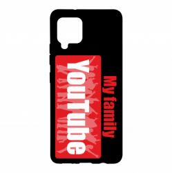 Чехол для Samsung A42 5G My family youtube-PrintSalon Чехол для Samsung A42 5G My family youtube