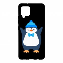 Чехол для Samsung A42 5G Penguin in a hat - PrintSalon