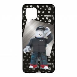 Чохол для Samsung A42 5G Roblox And Metal Logo - PrintSalon
