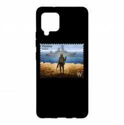 Чехол для Samsung A42 5G русский корабль иди на@ - PrintSalon