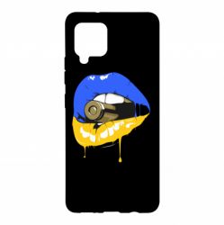 Чохол для Samsung A42 5G Україна! Губи з кулею - PrintSalon