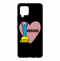 Чехол для Samsung A42 5G Ukraine in heart - PrintSalon