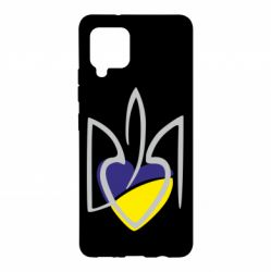 Чехол для Samsung A42 5G Ukrainian heart - PrintSalon