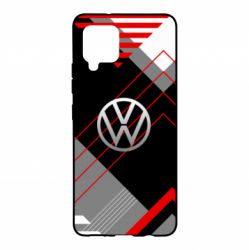 Чехол для Samsung A42 5G Volkswagen logo and abstraction - PrintSalon
