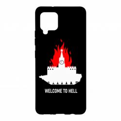 Чехол для Samsung A42 5G Welcome to Hell - PrintSalon