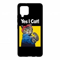 Чехол для Samsung A42 5G Yes I Cat - PrintSalon