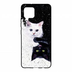 Чехол для Samsung A42 5G Yin and Yang cats - PrintSalon