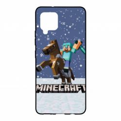 Чохол для Samsung A42 5G Зимовий Майнкрафт - PrintSalon