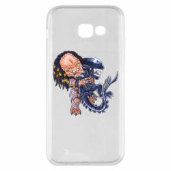 Чехол для Samsung A5 2017 Alien vs Predator - PrintSalon