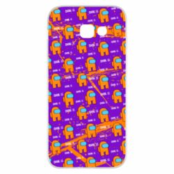 Чехол для Samsung A5 2017 Among Us and grunge background - PrintSalon
