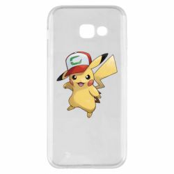 Чехол для Samsung A5 2017 Ash's hat Pikachu - PrintSalon