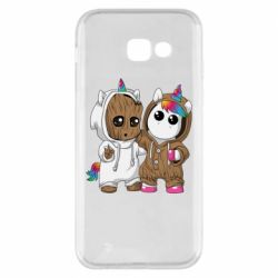 Чехол для Samsung A5 2017 Baby Groot And Unicorn