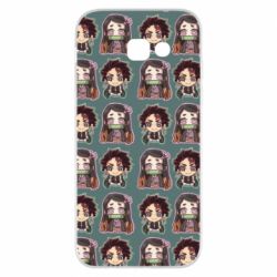 Чехол для Samsung A5 2017 Cute Tanjiro with Nezuko - PrintSalon