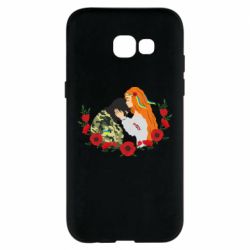 Чохол для Samsung A5 2017 Дівчина цілує солдата - PrintSalon