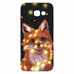 Чохол для Samsung A5 2017 Fox And Christmas Lights - PrintSalon