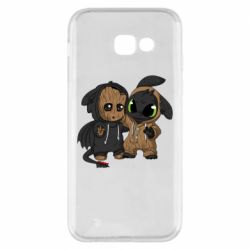 Чехол для Samsung A5 2017 Groot And Toothless