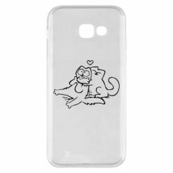Чехол для Samsung A5 2017 Кот Саймона Любовь