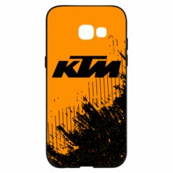 Чехол для Samsung A5 2017 KTM and grunge background - PrintSalon